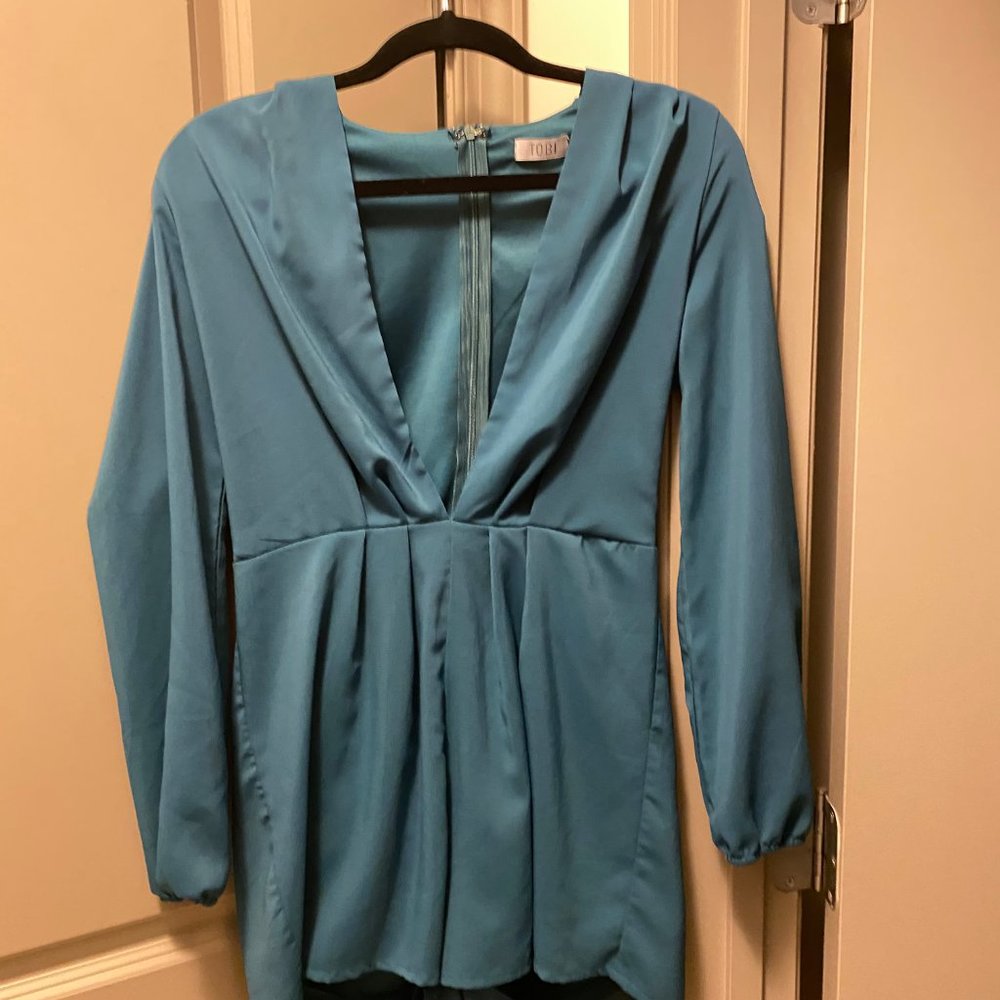Teal Mini Romper